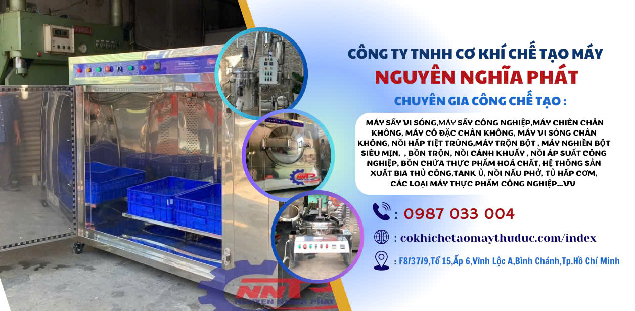 gia công và chế tạo máy thực phẩm
